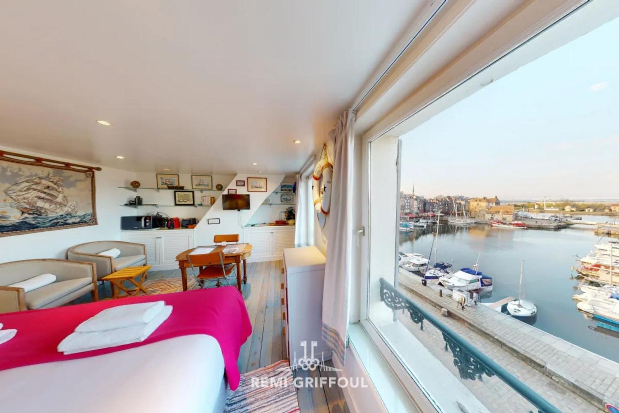 Racing The Wind Breathtaking Port View 2 Pers Apartment Honfleur Exterior photo