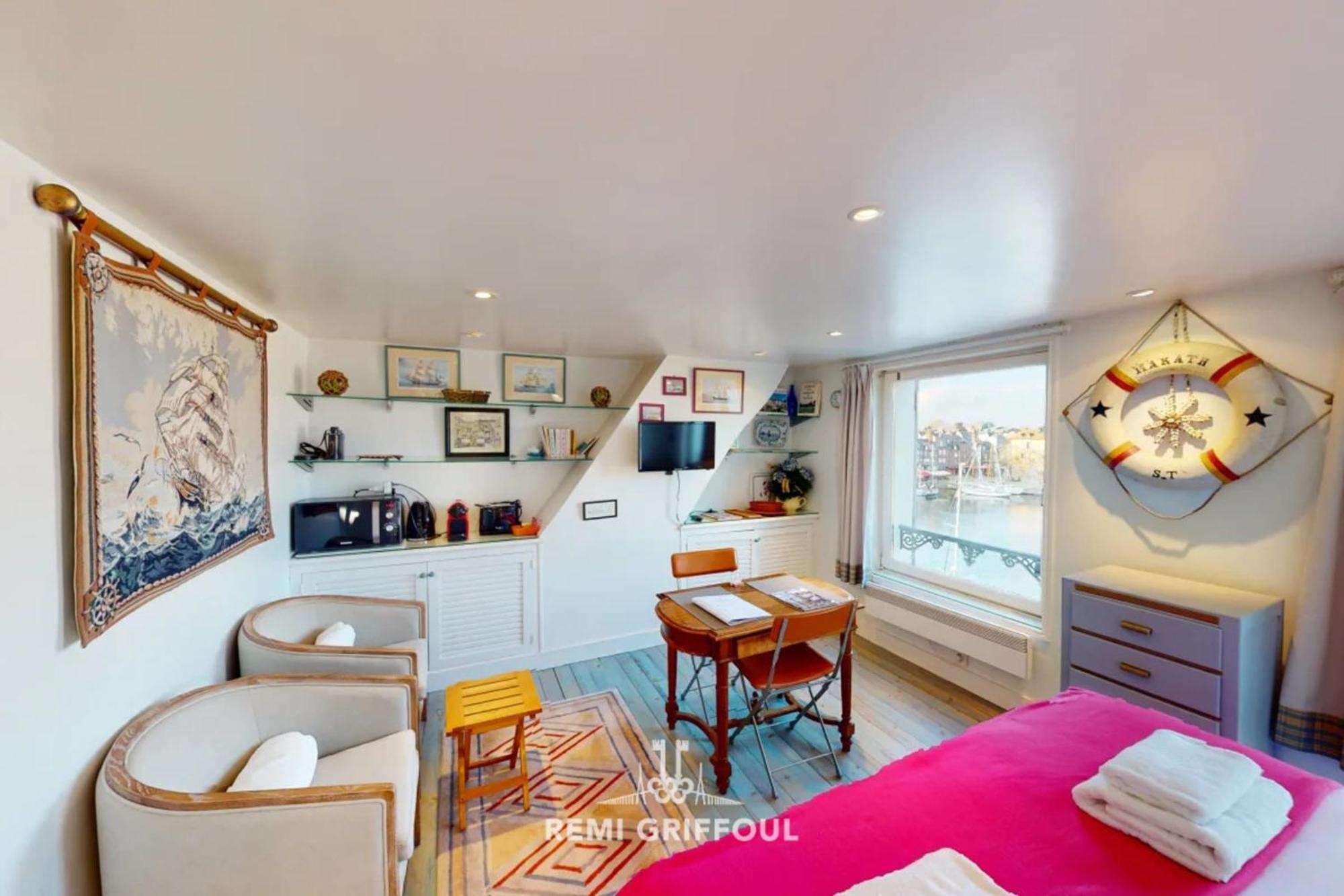 Racing The Wind Breathtaking Port View 2 Pers Apartment Honfleur Exterior photo